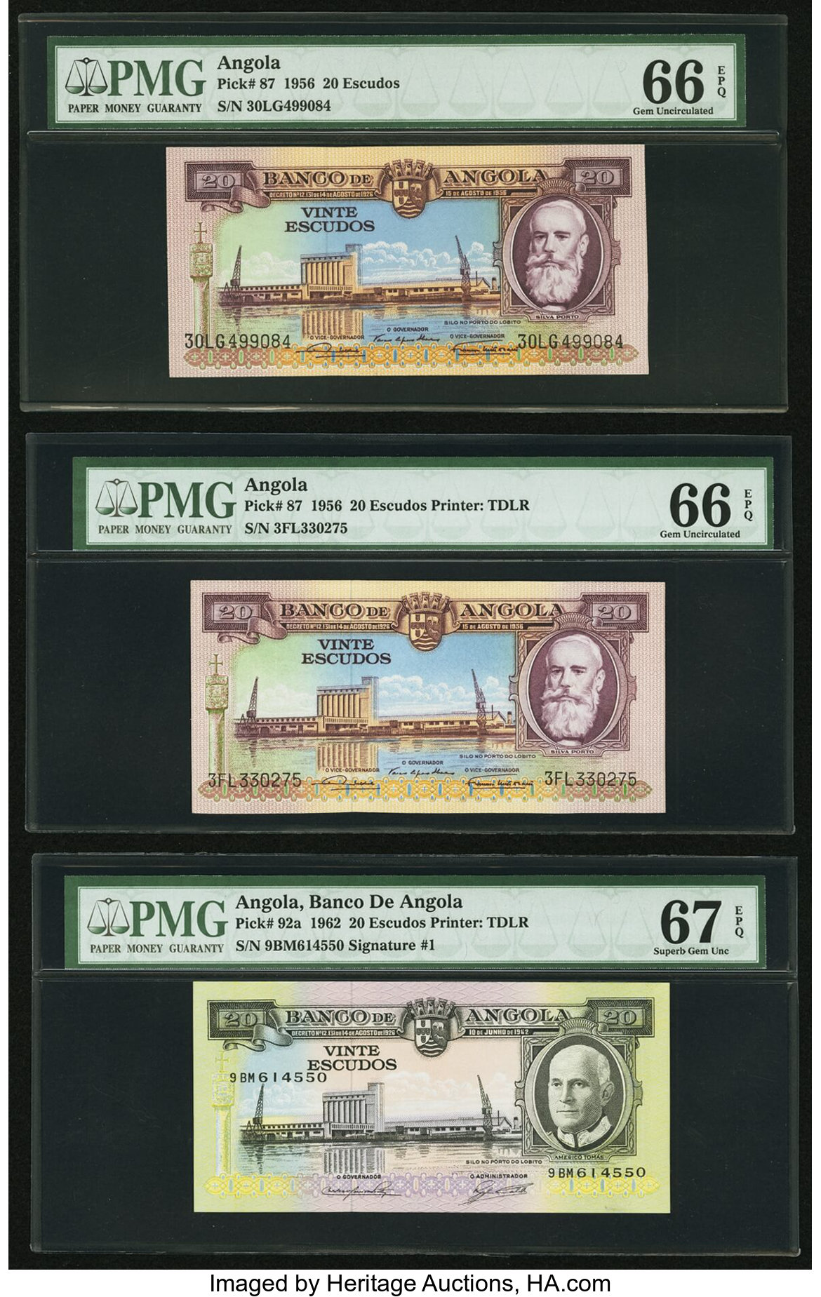 image for: Angola  20 escudos(B413as3)