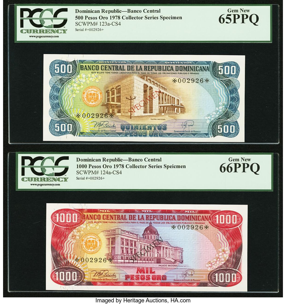 image for: Dominican Republic  1,000 pesos oro(B673ds1)