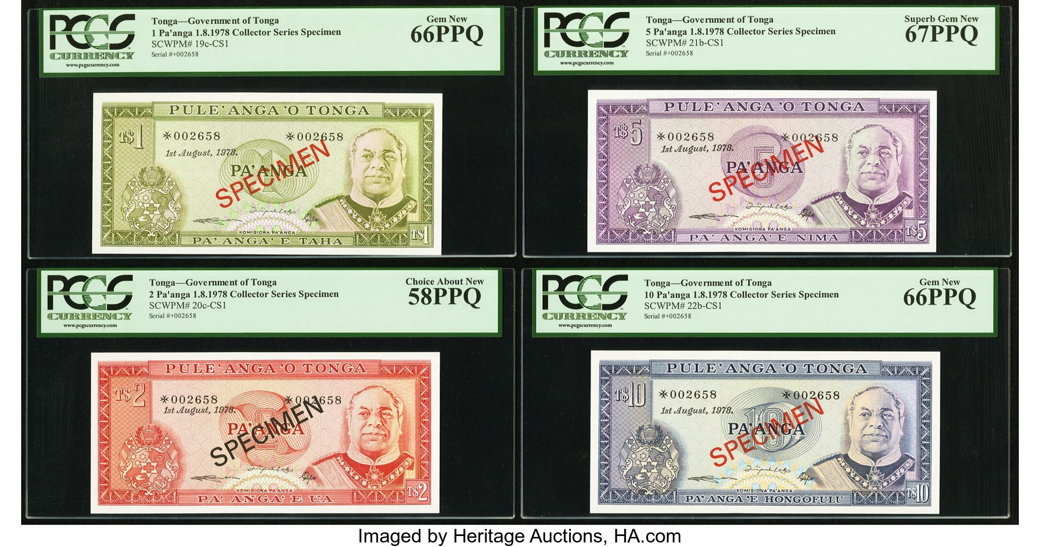 image for: Tonga  10 pa?anga(B122a)