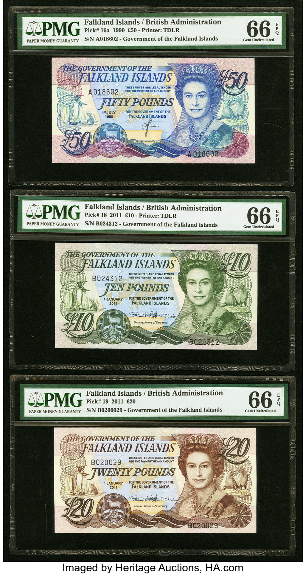 image for: Falkland Islands  50 pounds (B222a)
