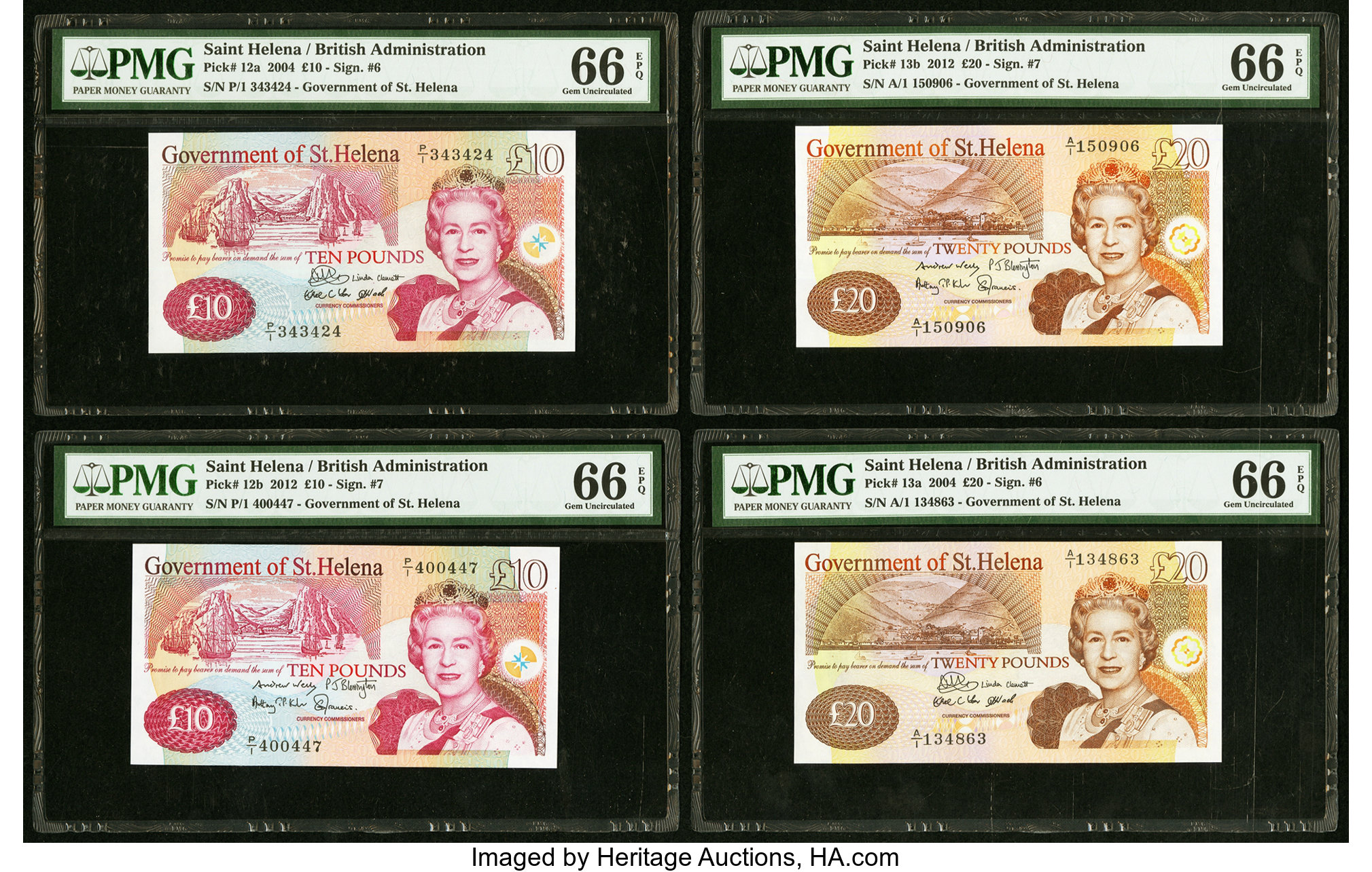 image for: Saint Helena  10 pounds (B308a)