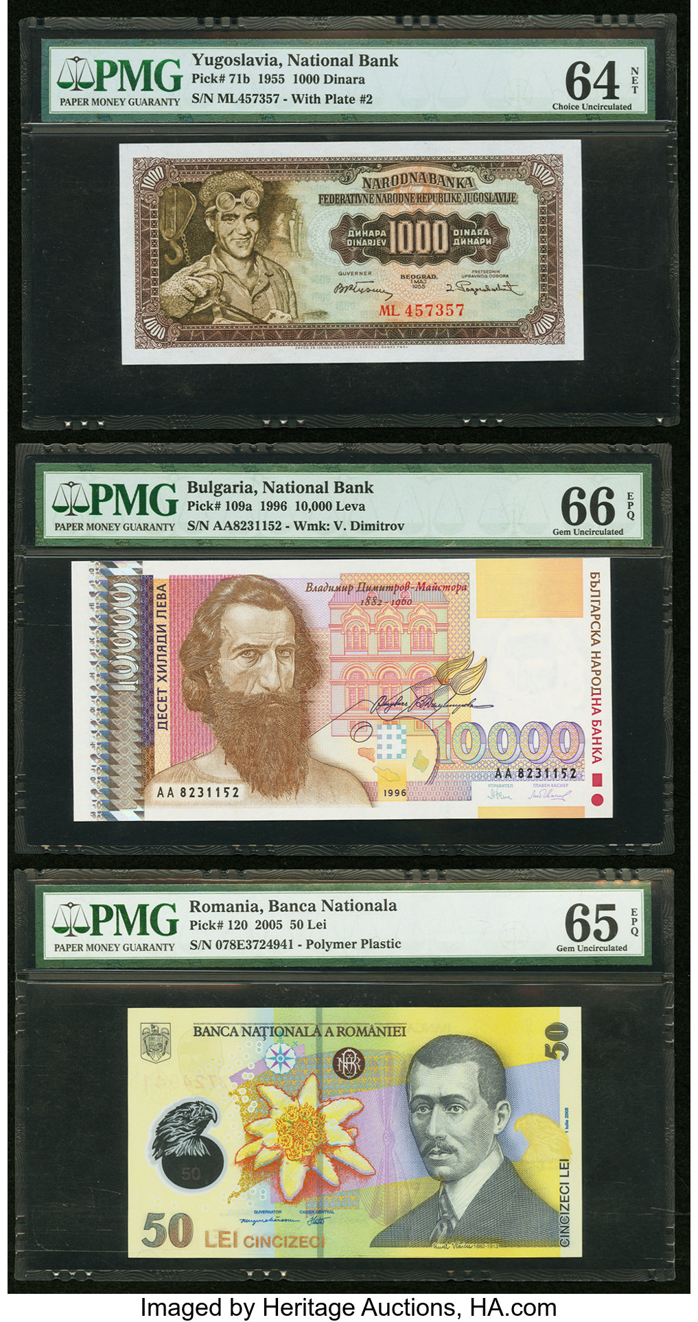 image for: Yugoslavia  1,000 dinara (dinars) (B326b)