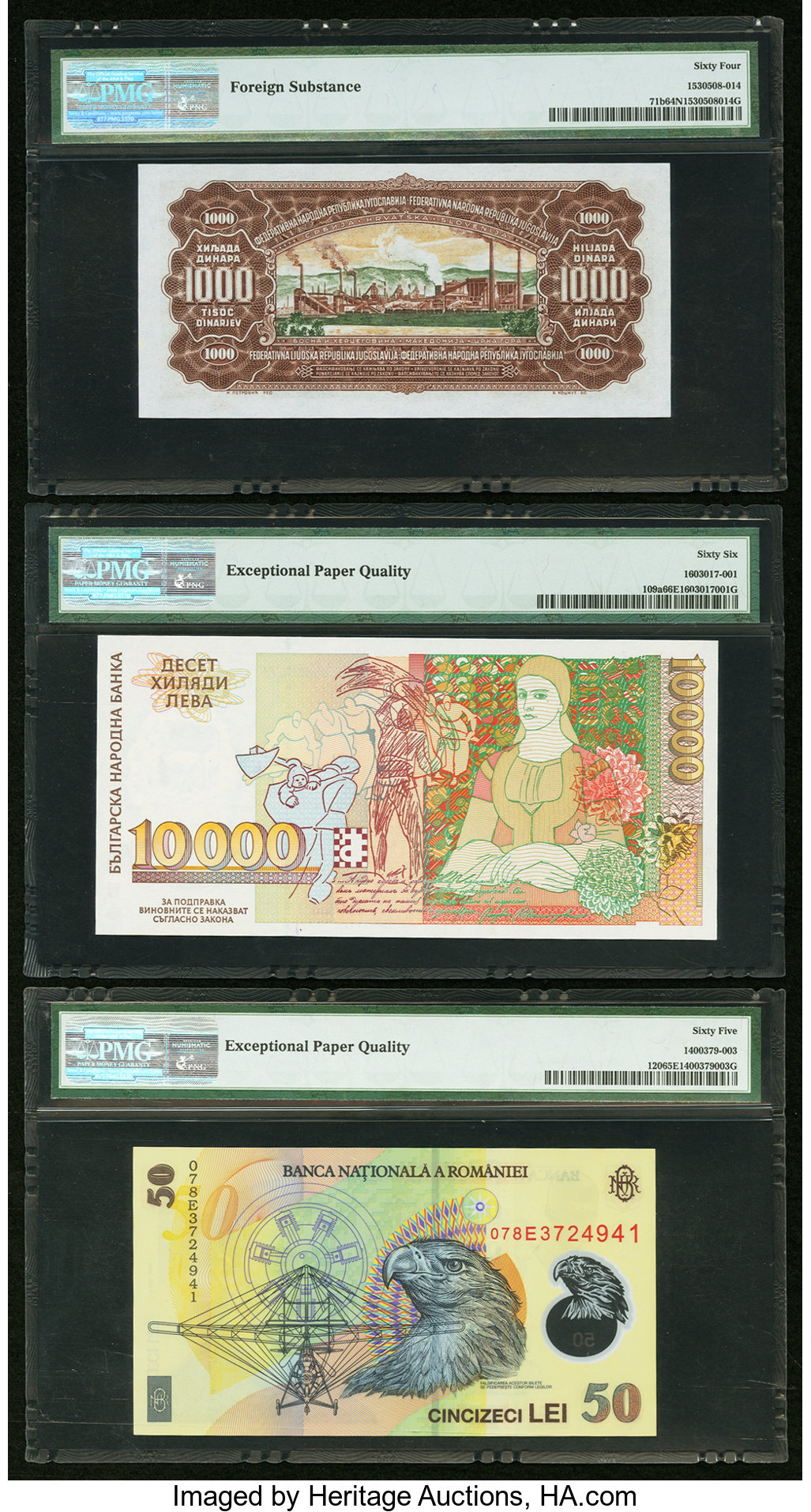 image for: Yugoslavia  1,000 dinara (dinars) (B326a)