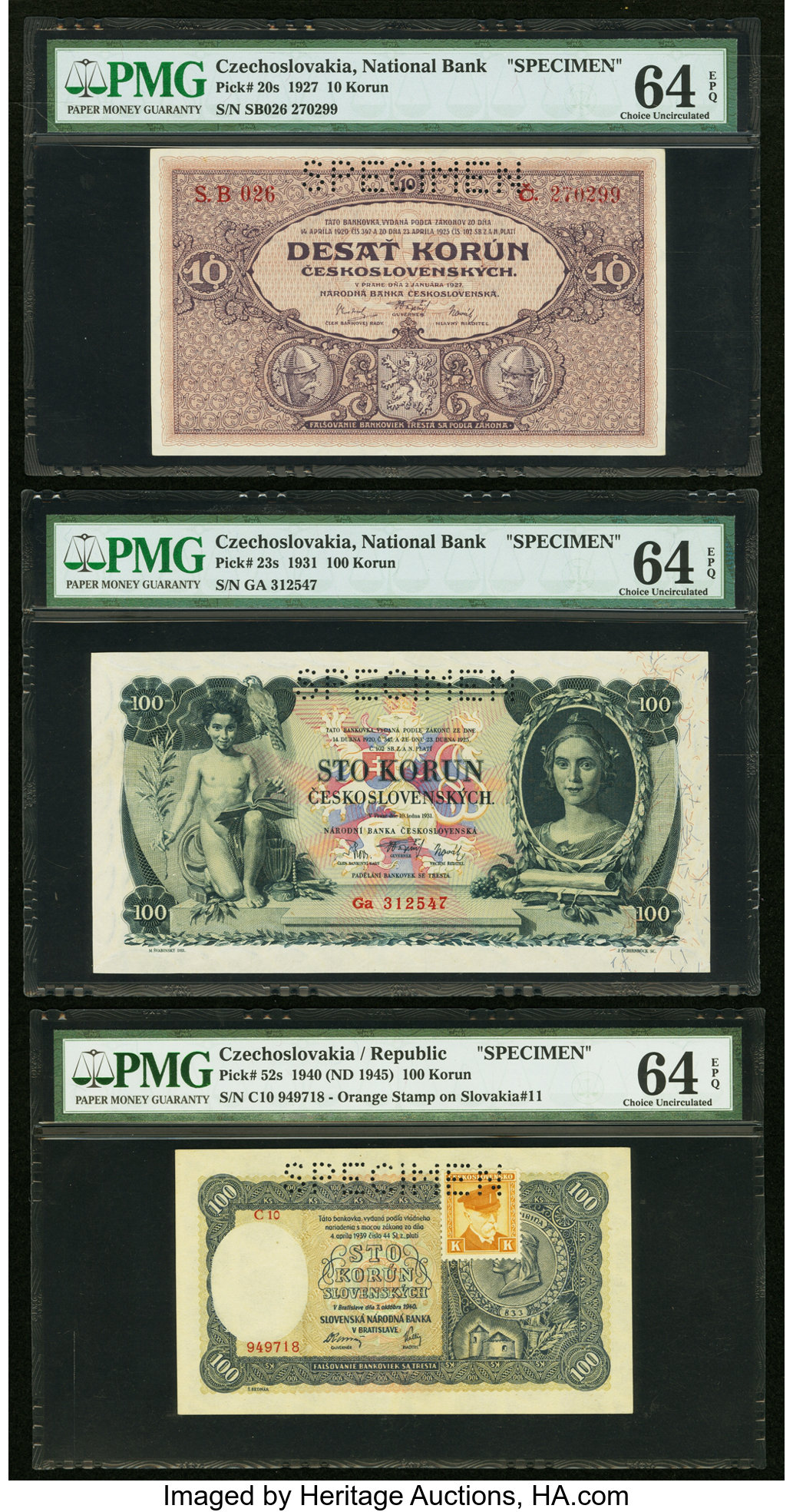 image for: Czechoslovakia  100 kor?n (B131as)