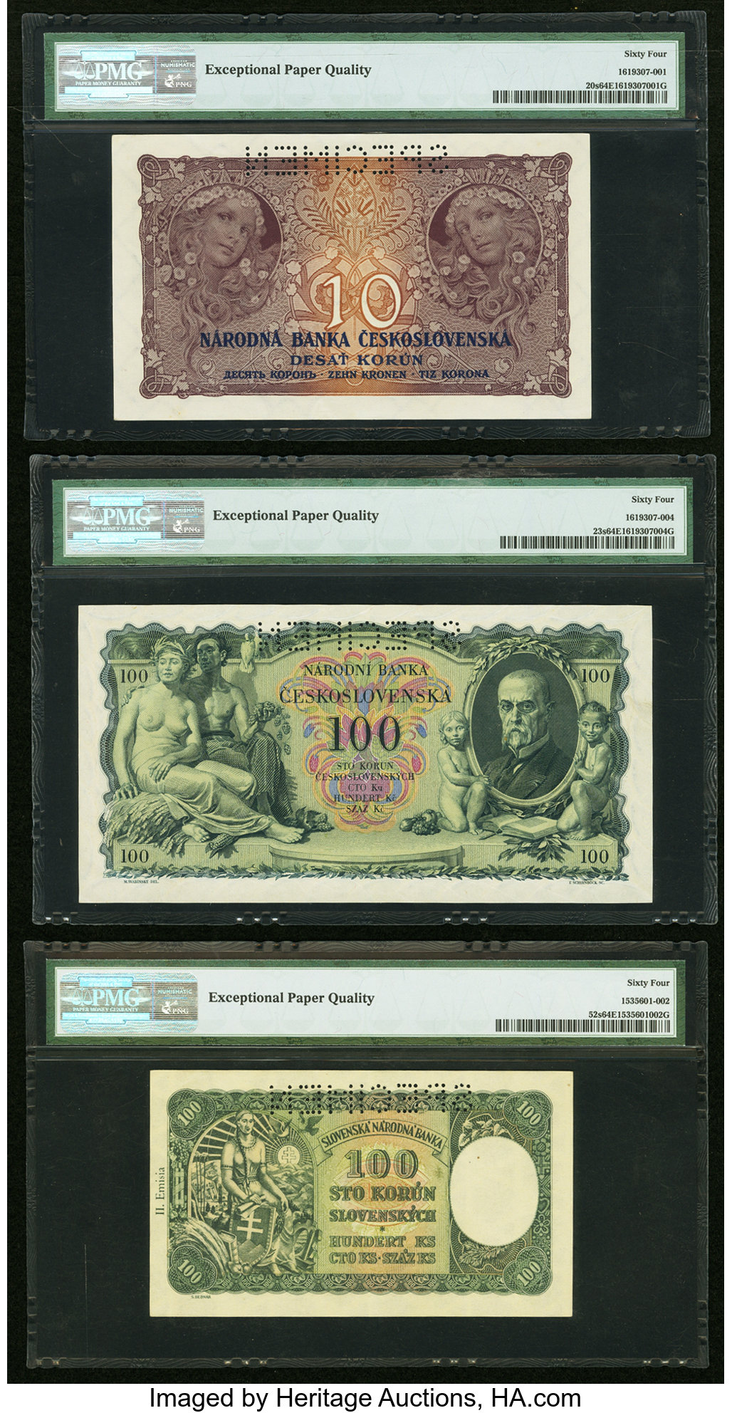 image for: Czechoslovakia  100 kor?n (B131a)