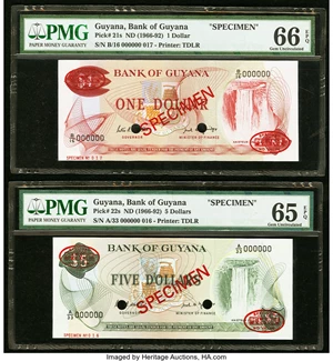 image for: Guyana 1 dollar (B101a)