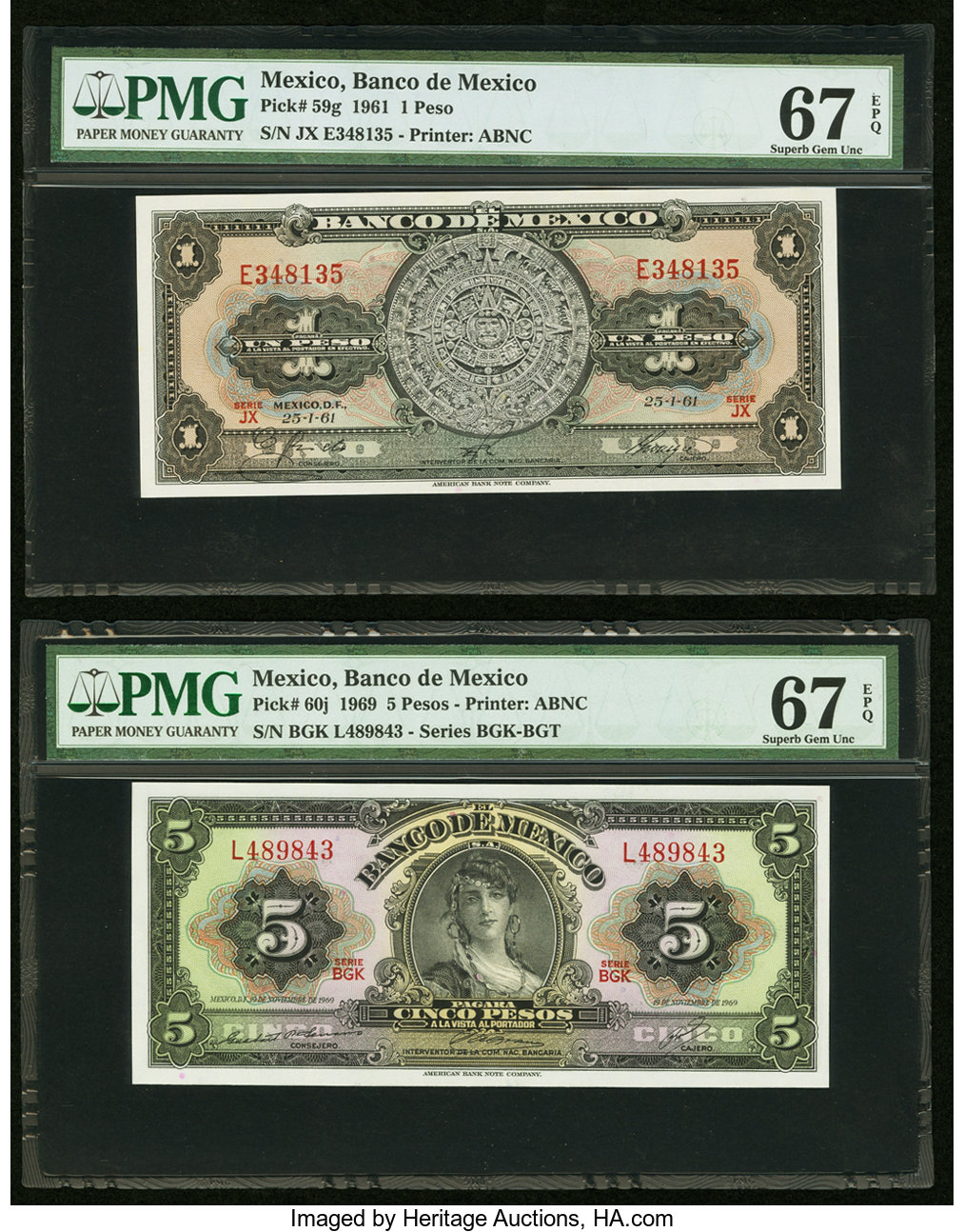 image for: Mexico  1 peso (B616as)