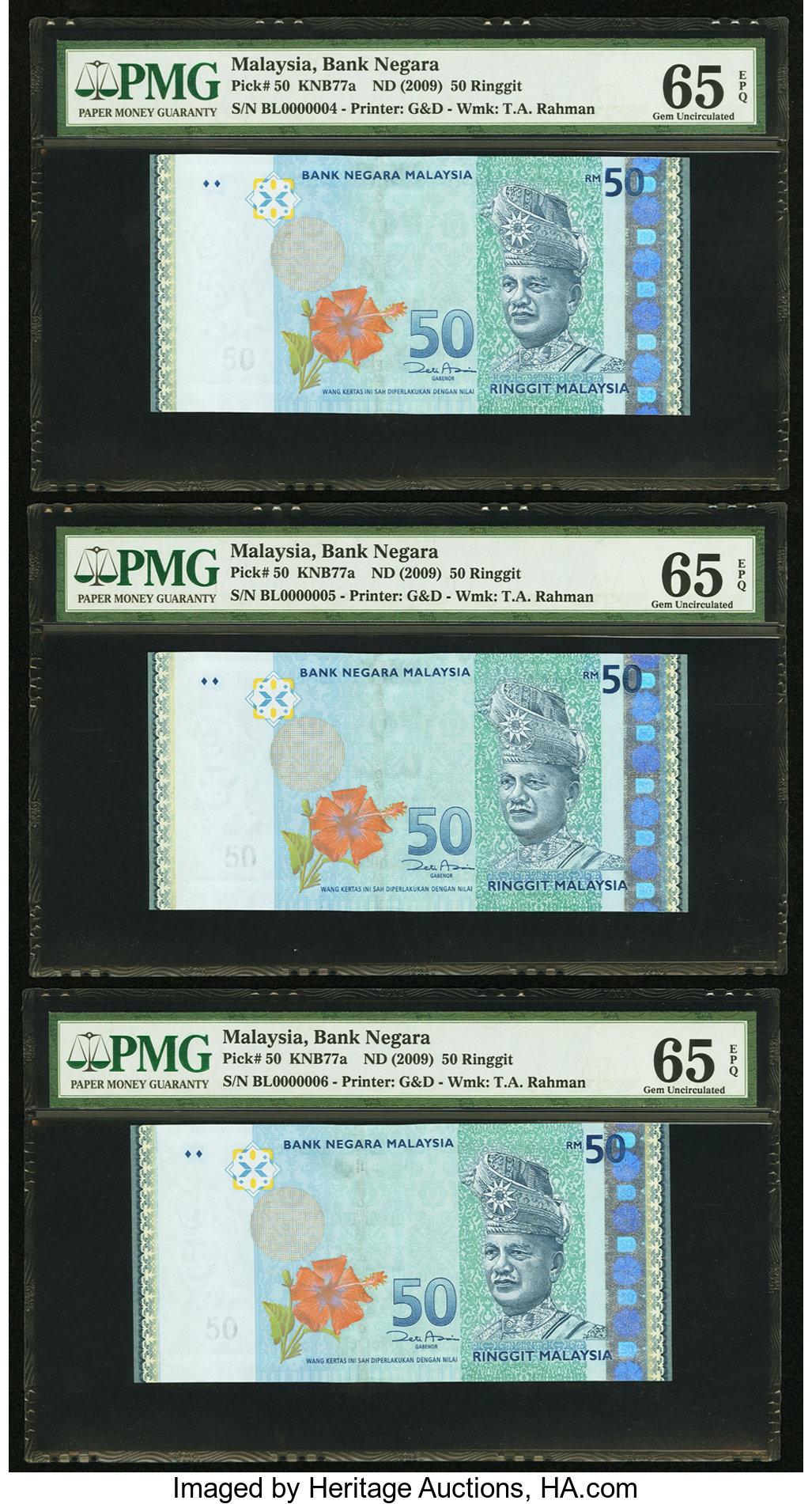 image for: Malaysia  50 ringgit (B152z)