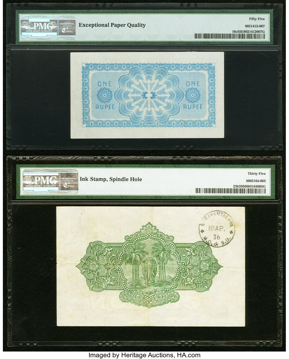 image for: Ceylon  1 rupee (B211s)