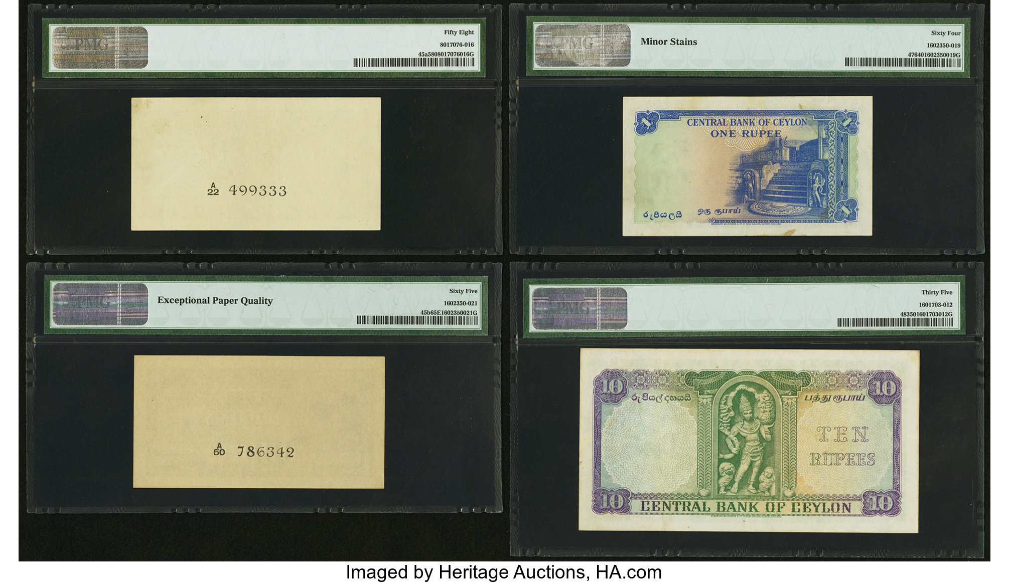 image for: Ceylon  10 cents (B237a)
