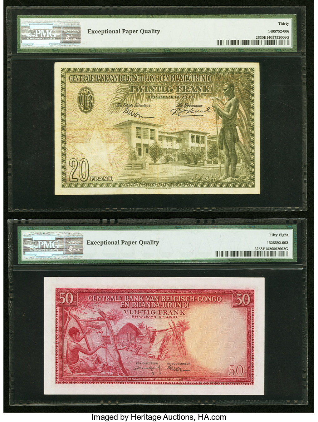 image for: Belgian Congo  20 francs(B306bs1)