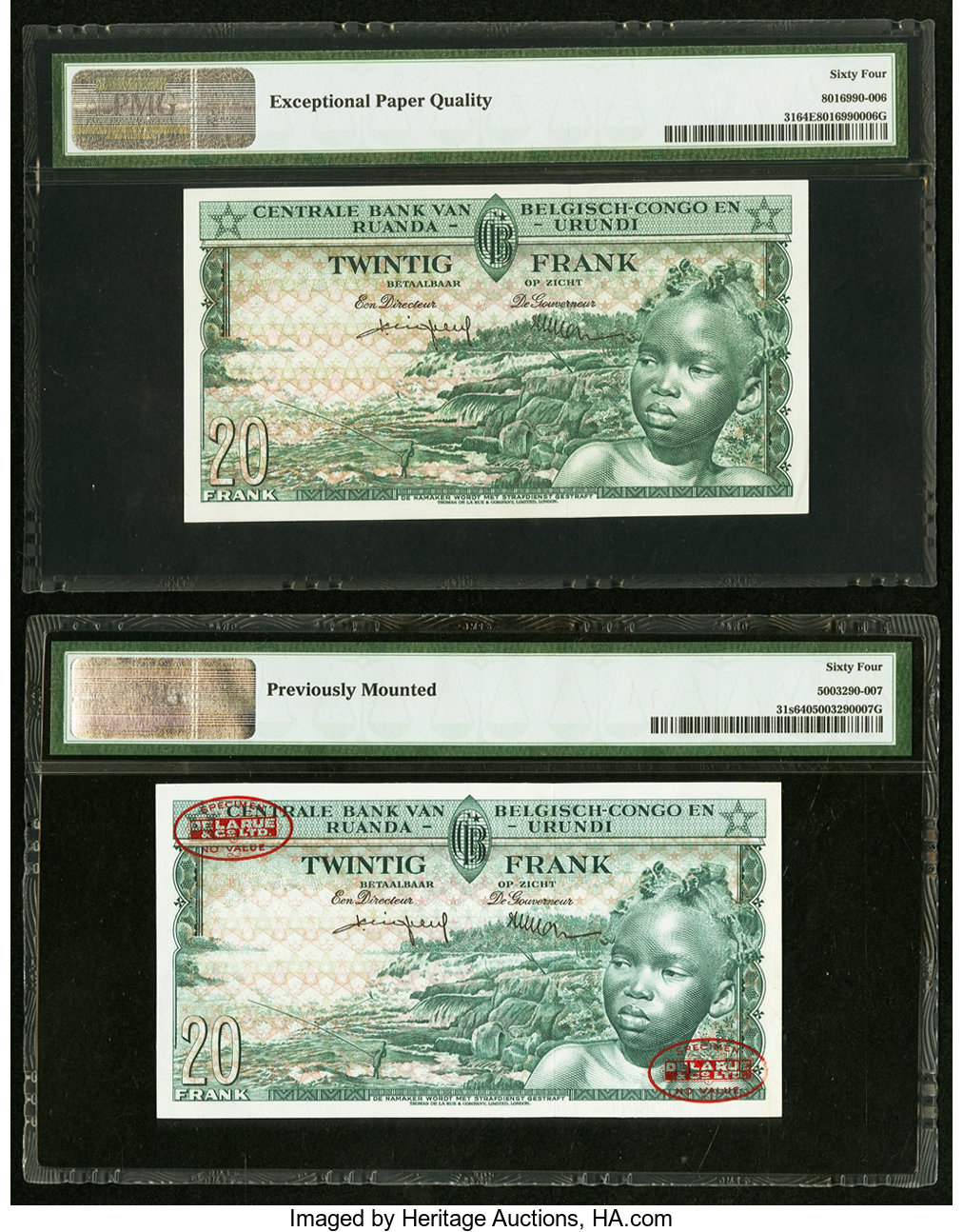 image for: Belgian Congo  20 francs(B311h)