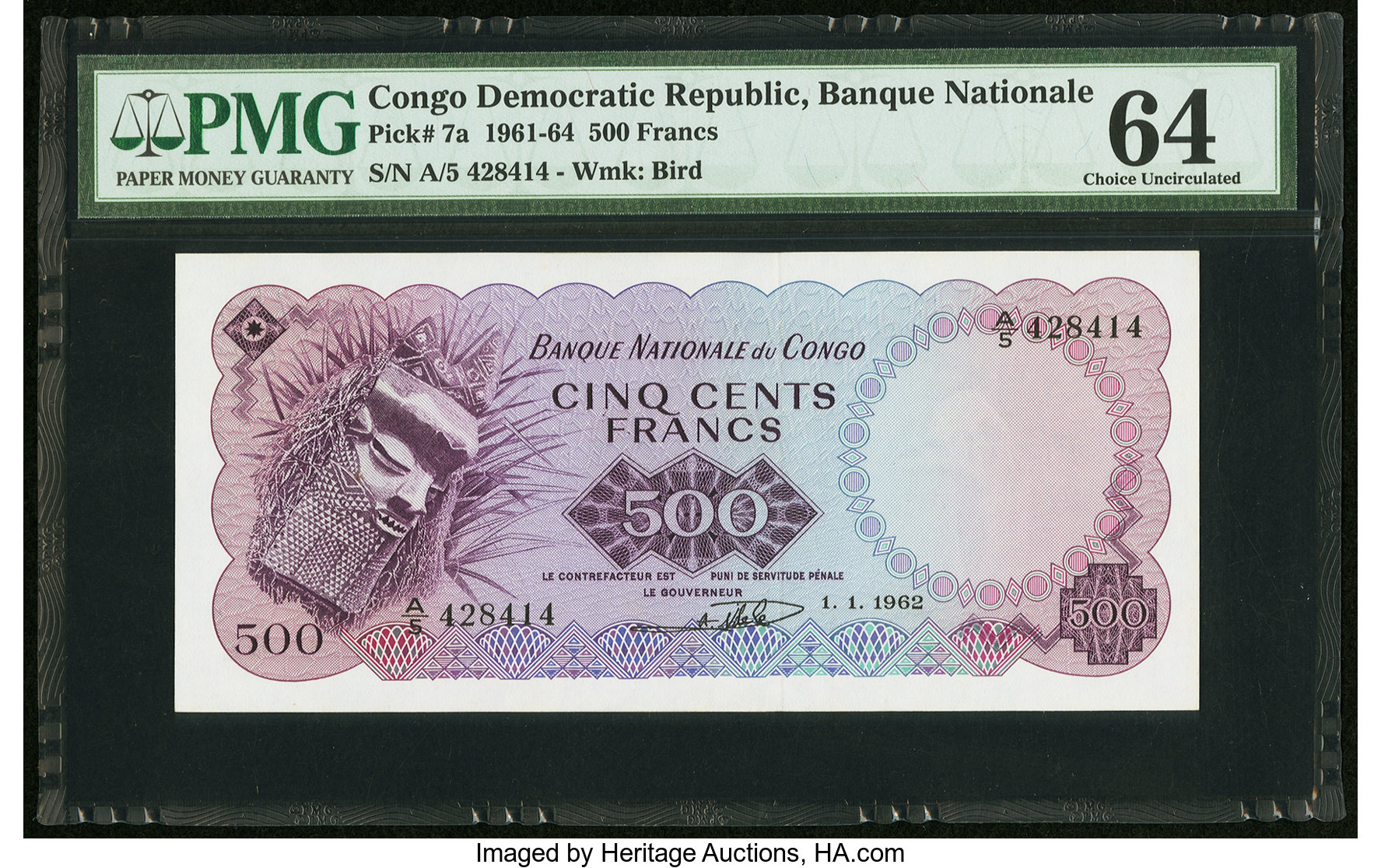 image for: Congo Democratic Republic  1,000 francs(B101a)
