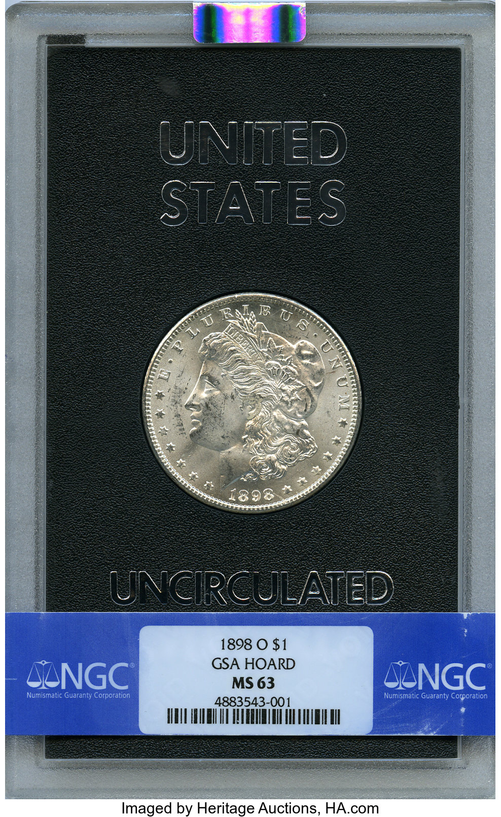 image for: 1898-O $1 GSA MS63 NGC....