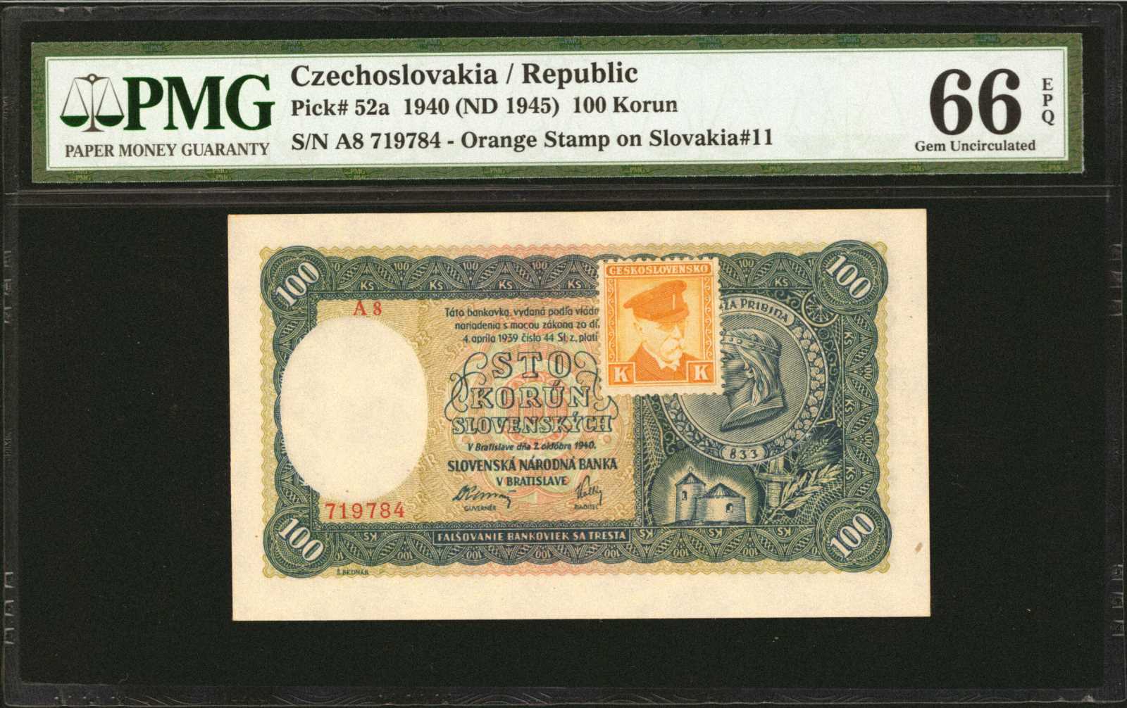 image for: Czechoslovakia  100 kor?n (B131as)