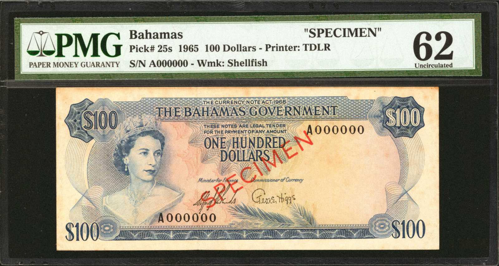 image for: Bahamas  10 dollars (B121bs2)