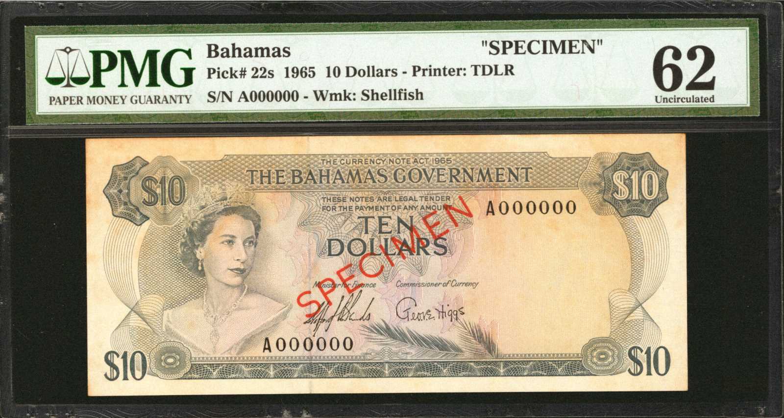 image for: Bahamas  20 dollars (B122b)