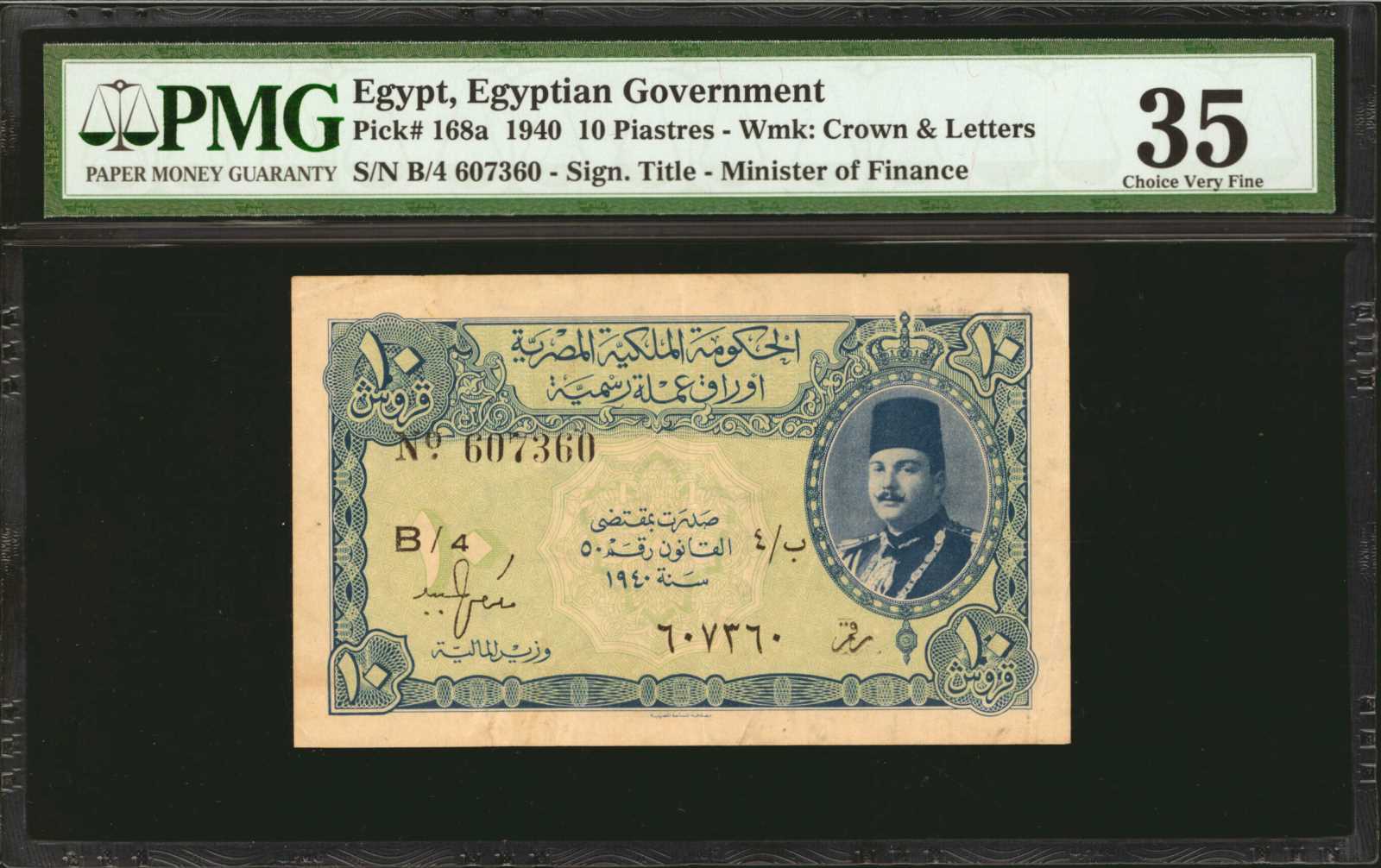 image for: Egypt  10 piastres (B213g)