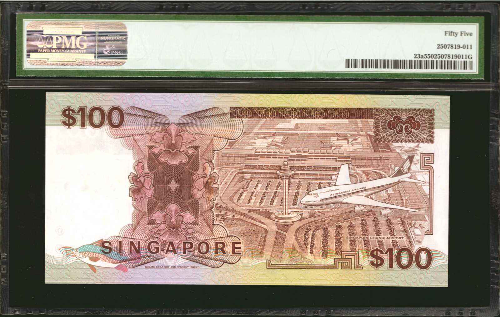 image for: Singapore  100 dollars (B124az)