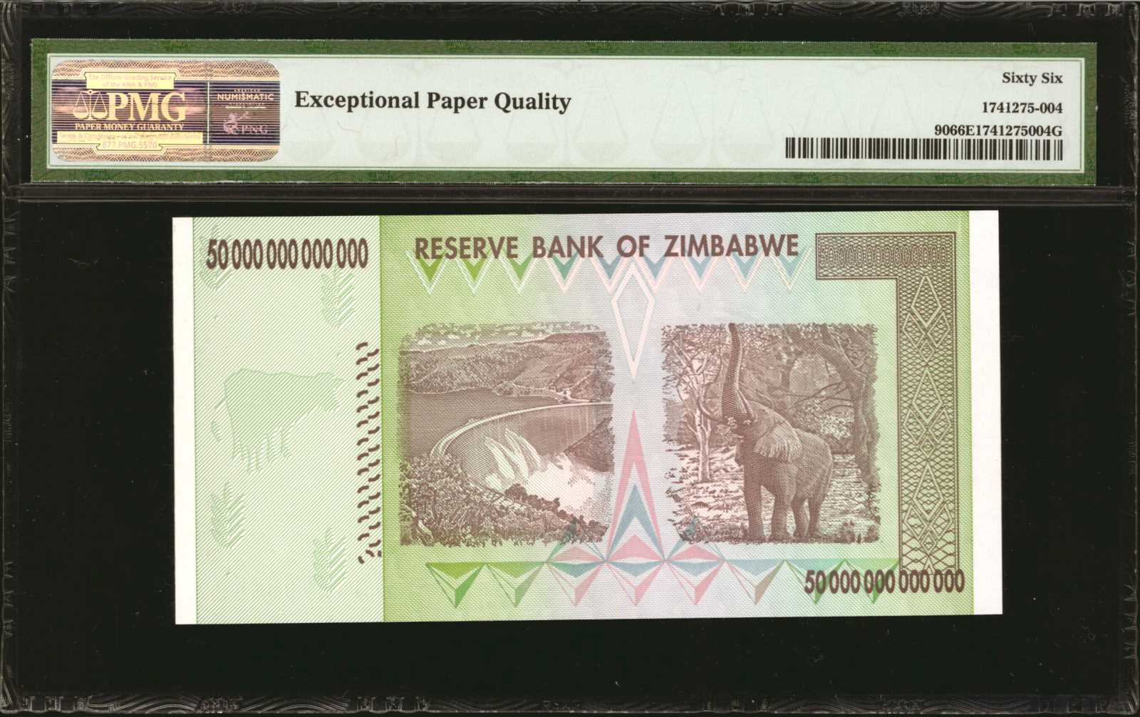 image for: Zimbabwe  20,000,000,000,000 dollars (B180az)