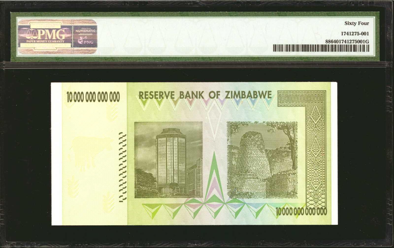 image for: Zimbabwe  20,000,000,000,000 dollars (B180az)