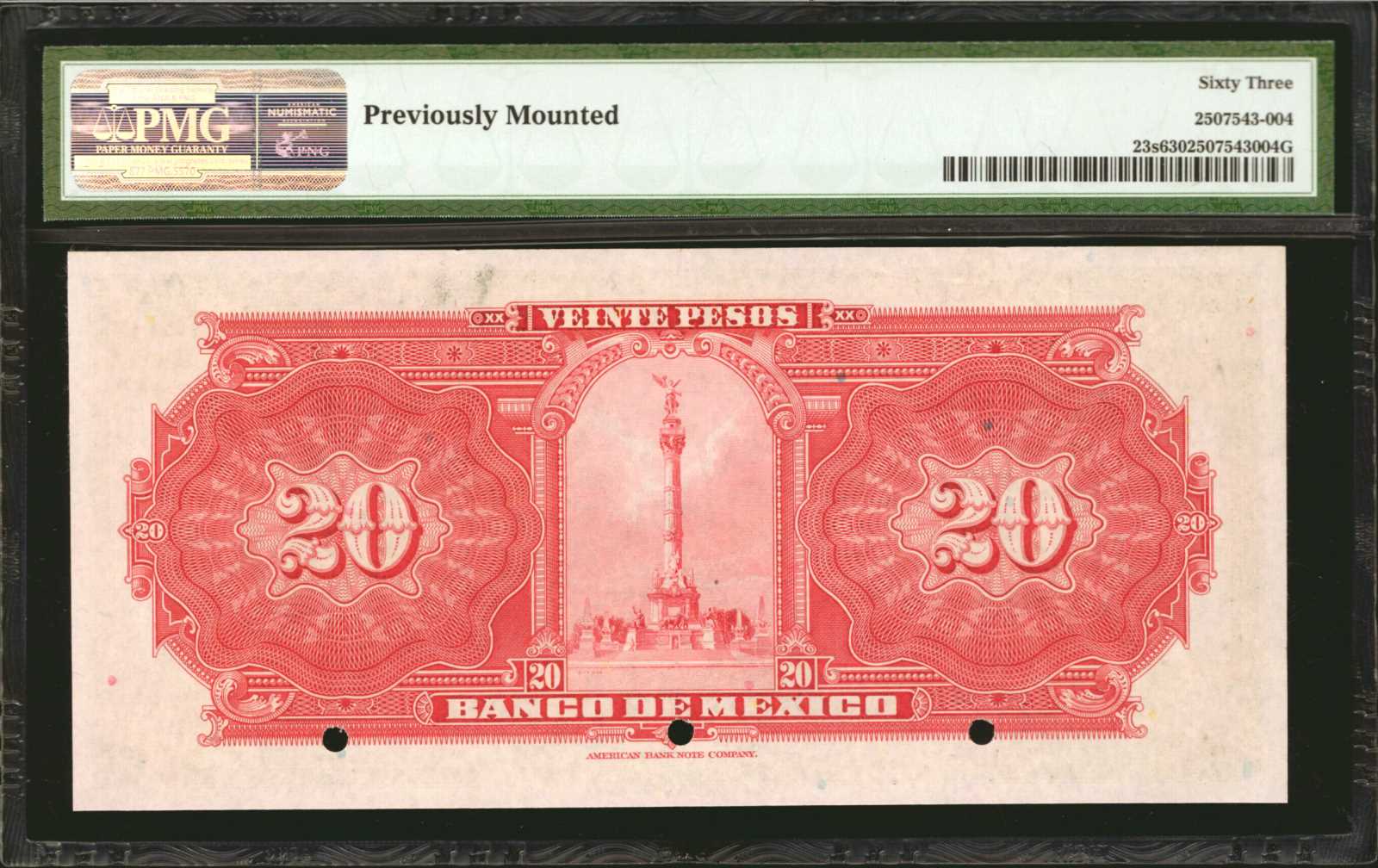image for: Mexico  20 pesos(B603b)