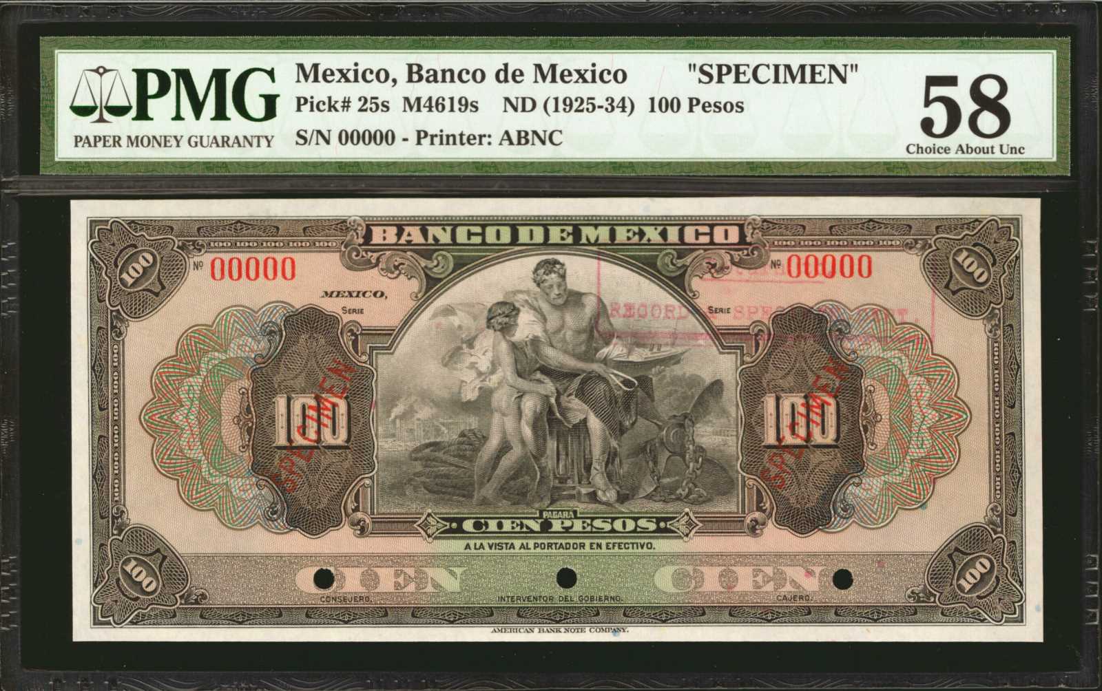 image for: Mexico  100 pesos(B605a)