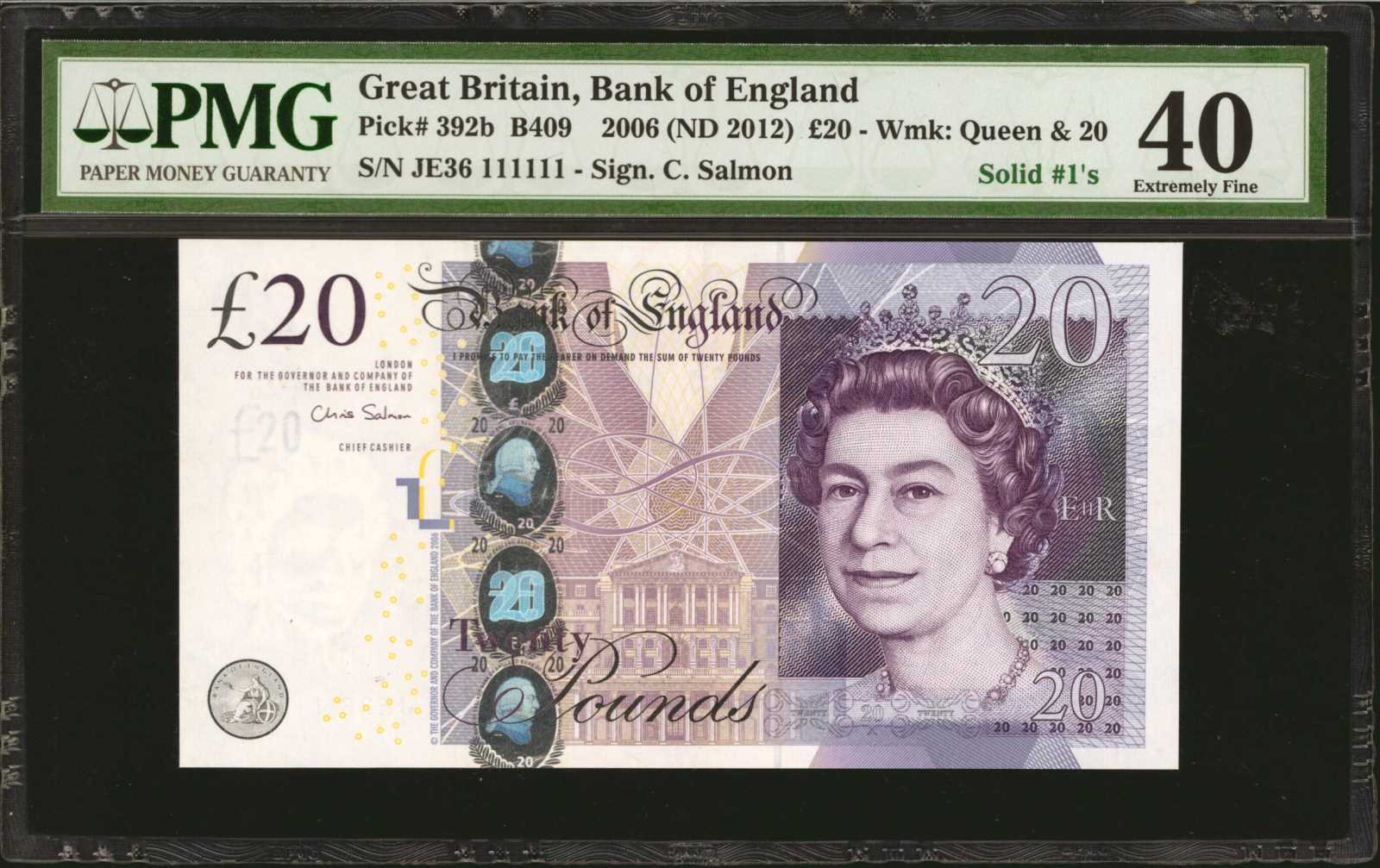 image for: United Kingdom  20 pounds (B201b)
