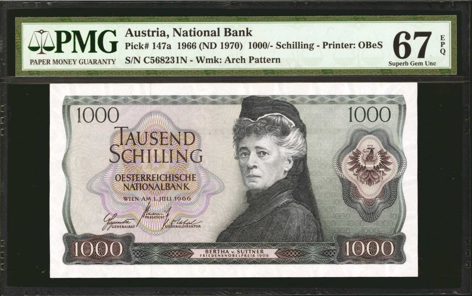 image for: Austria  1,000 schilling (B251as1)