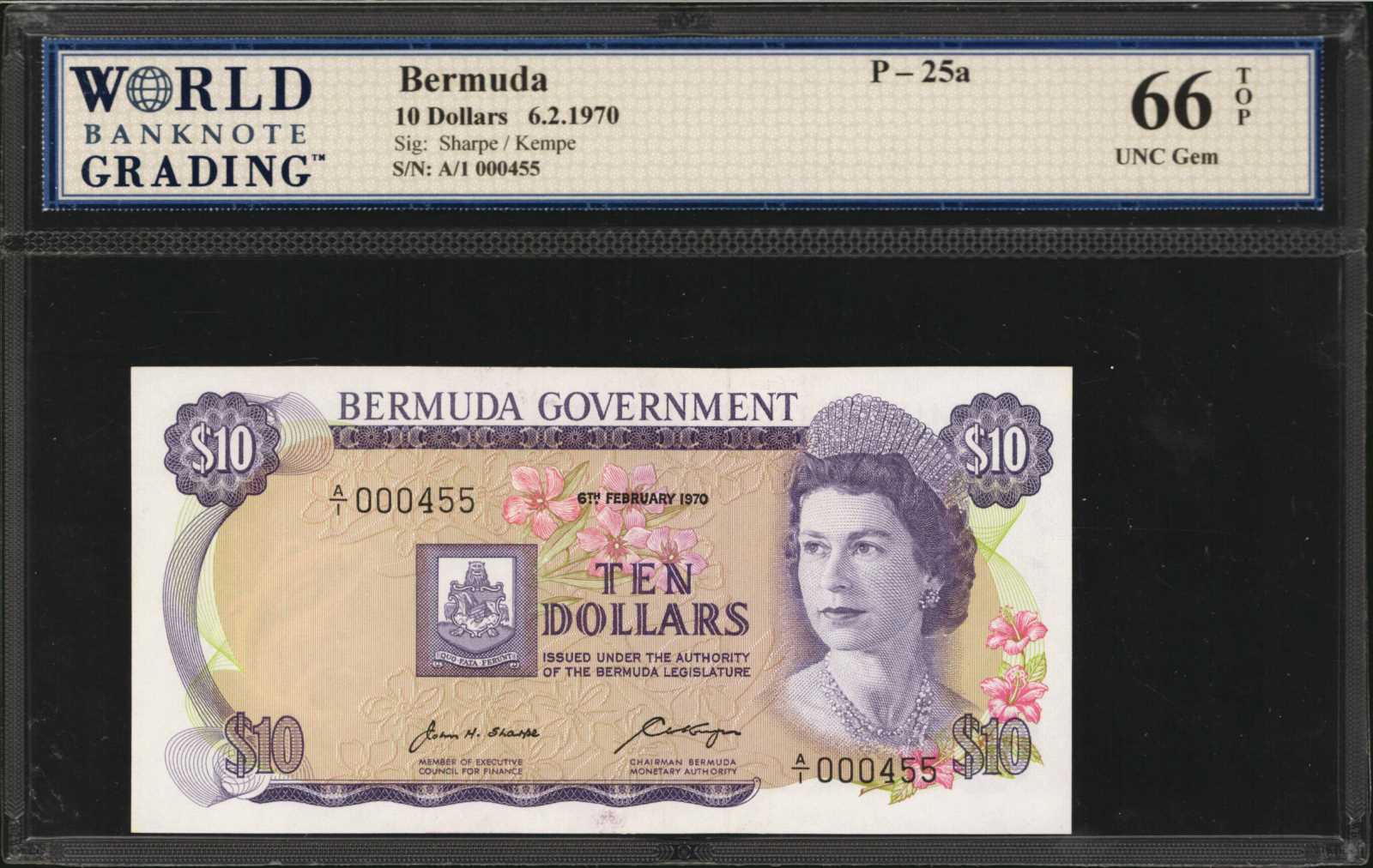 image for: Bermuda  10 dollars(B126a)