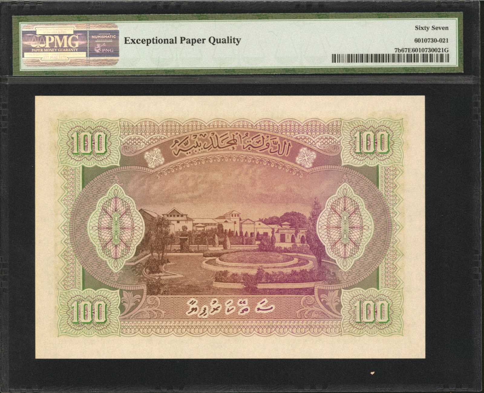 image for: Maldives  100 rufiyaa (B107as2)