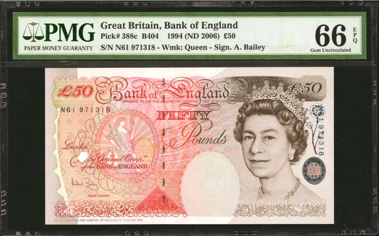 image for: United Kingdom  50 pounds (B197b)