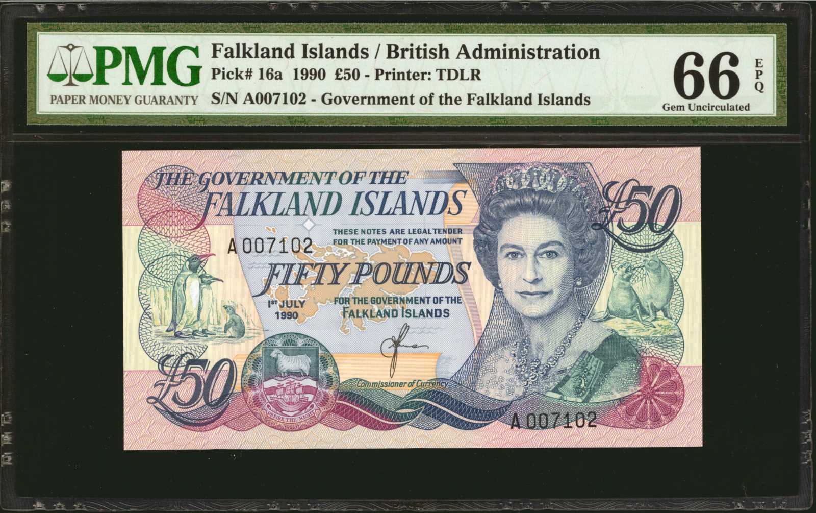 image for: Falkland Islands  50 pounds (B222a)
