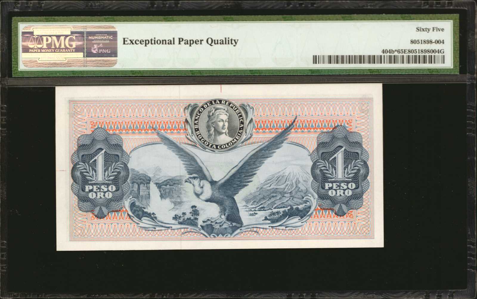 image for: Colombia  1 peso oro(B947l)