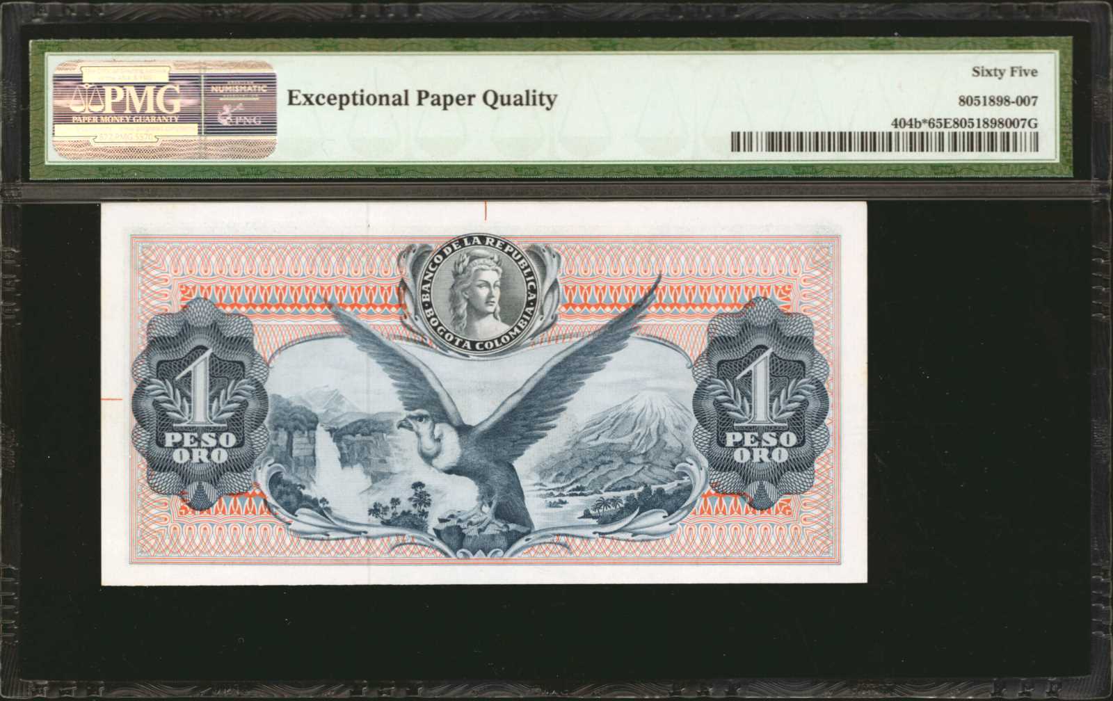 image for: Colombia  1 peso oro(B947qz)