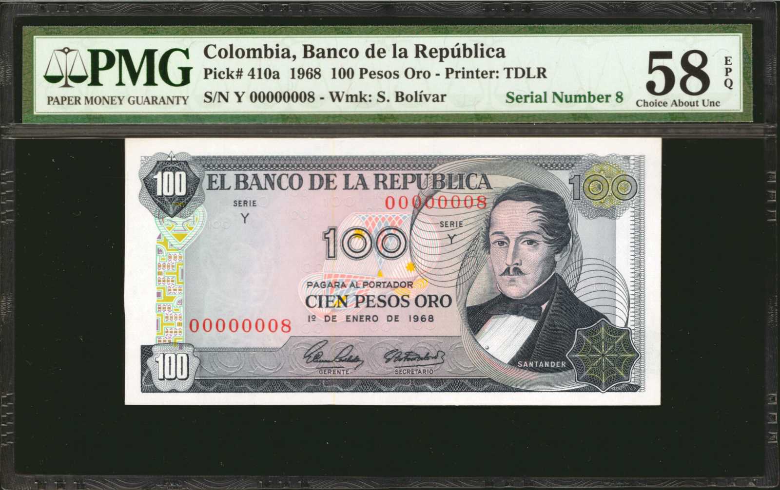 image for: Colombia  100 pesos oro(B955d)