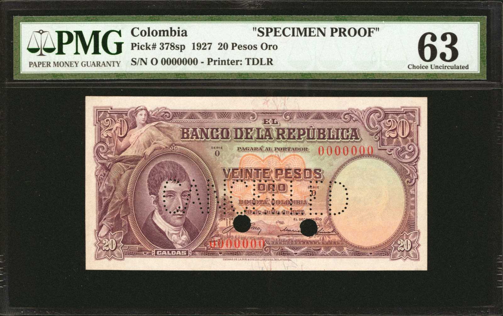 image for: Colombia  20 pesos oro(B920as3)