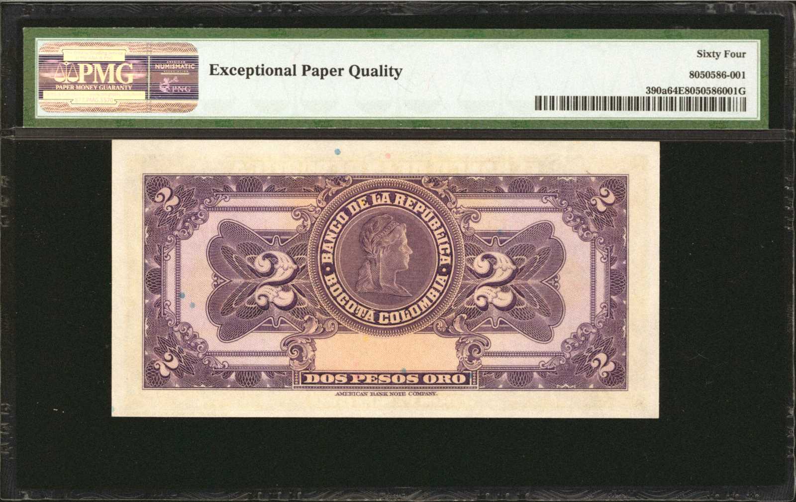 image for: Colombia  2 pesos oro(B923c)