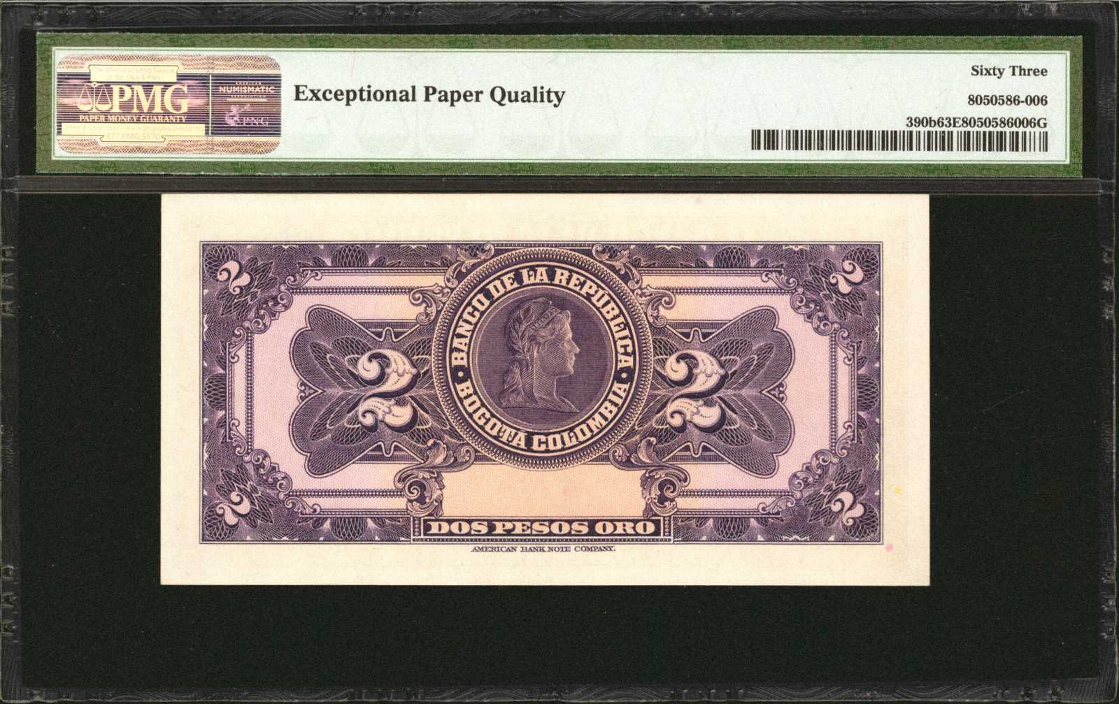 image for: Colombia  2 pesos oro(B923ap)