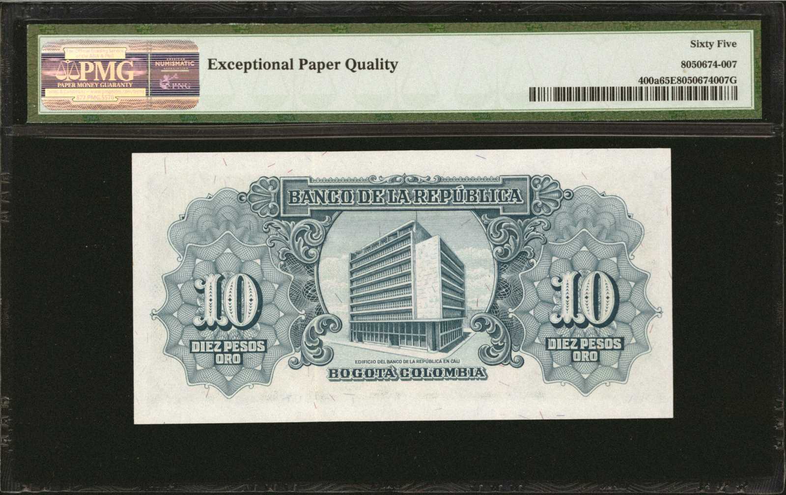 image for: Colombia  10 pesos oro(B941ds2)