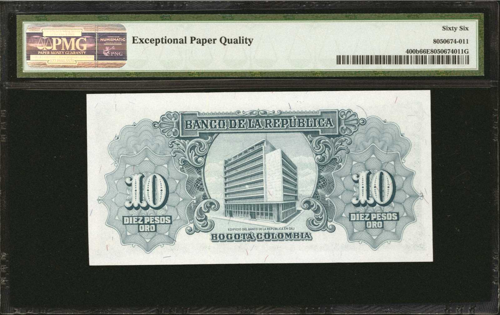 image for: Colombia  10 pesos oro(B941ds1)
