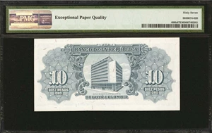 image for: Colombia 10 pesos oro(B941d)