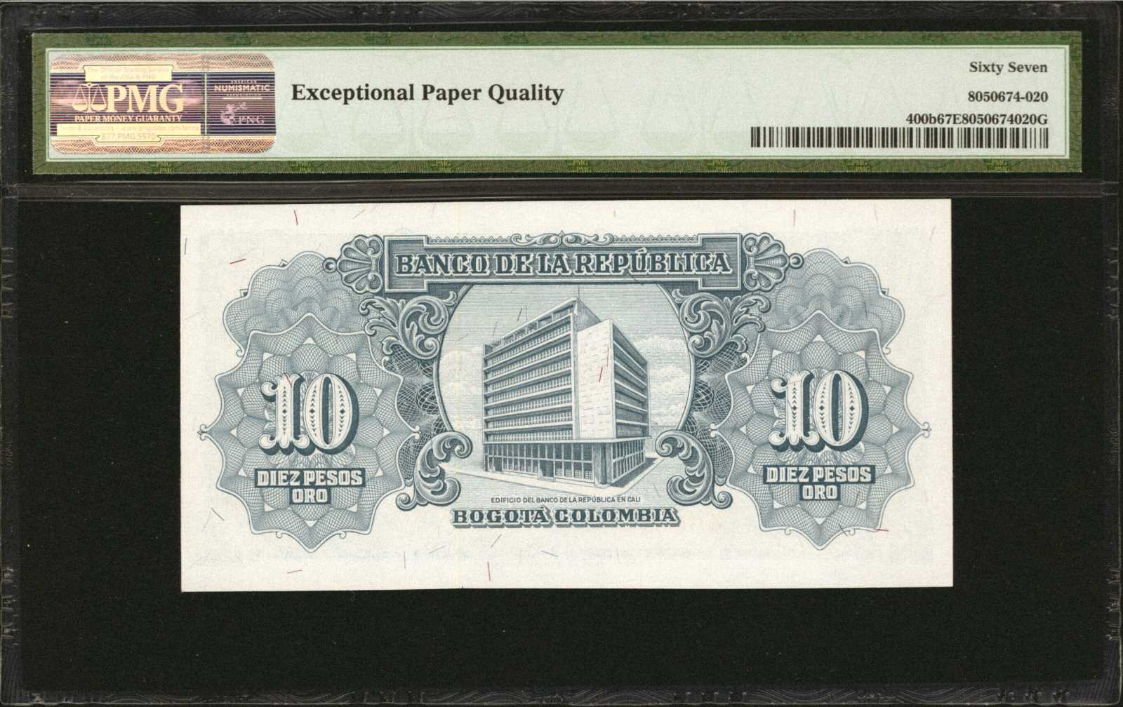 image for: Colombia  10 pesos oro(B941cs2)