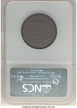 image for: 1794 1C Head of 1794, S-22, B-6, R.1, -- Corroded, Rim Damaged -- NCS. Fine Details....