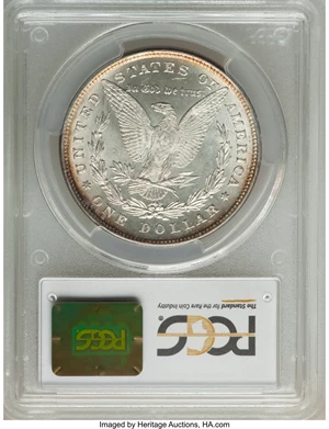 image for: 1878 8TF $1 VAM-3, MS63 PCGS. PCGS Population: (5717/4232). NGC Census: (3868/2556). CDN: $400 Whsle. Bid for NGC/PCGS MS63...