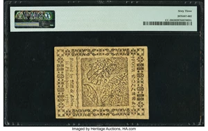 image for: Continental Currency February 17, 1776 $4 PMG Choice Uncirculated 63....