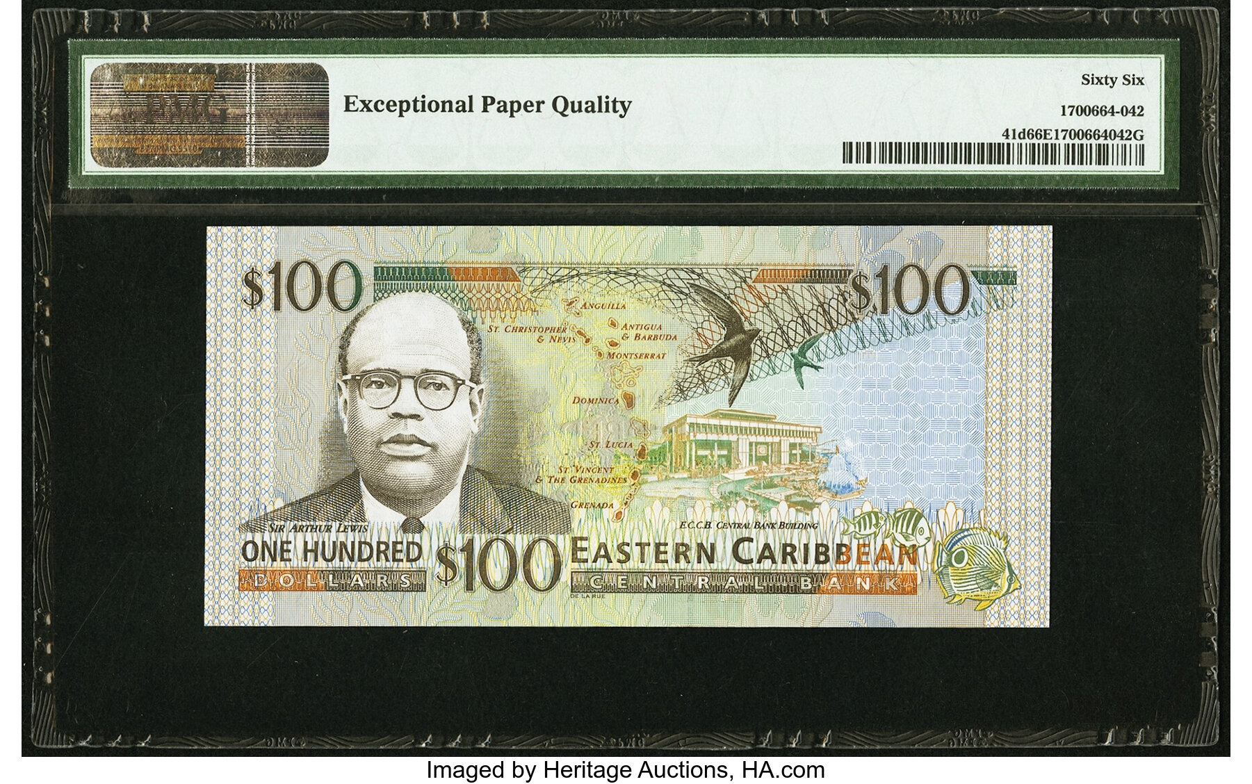 image for: East Caribbean States  100 dollars (B225k)