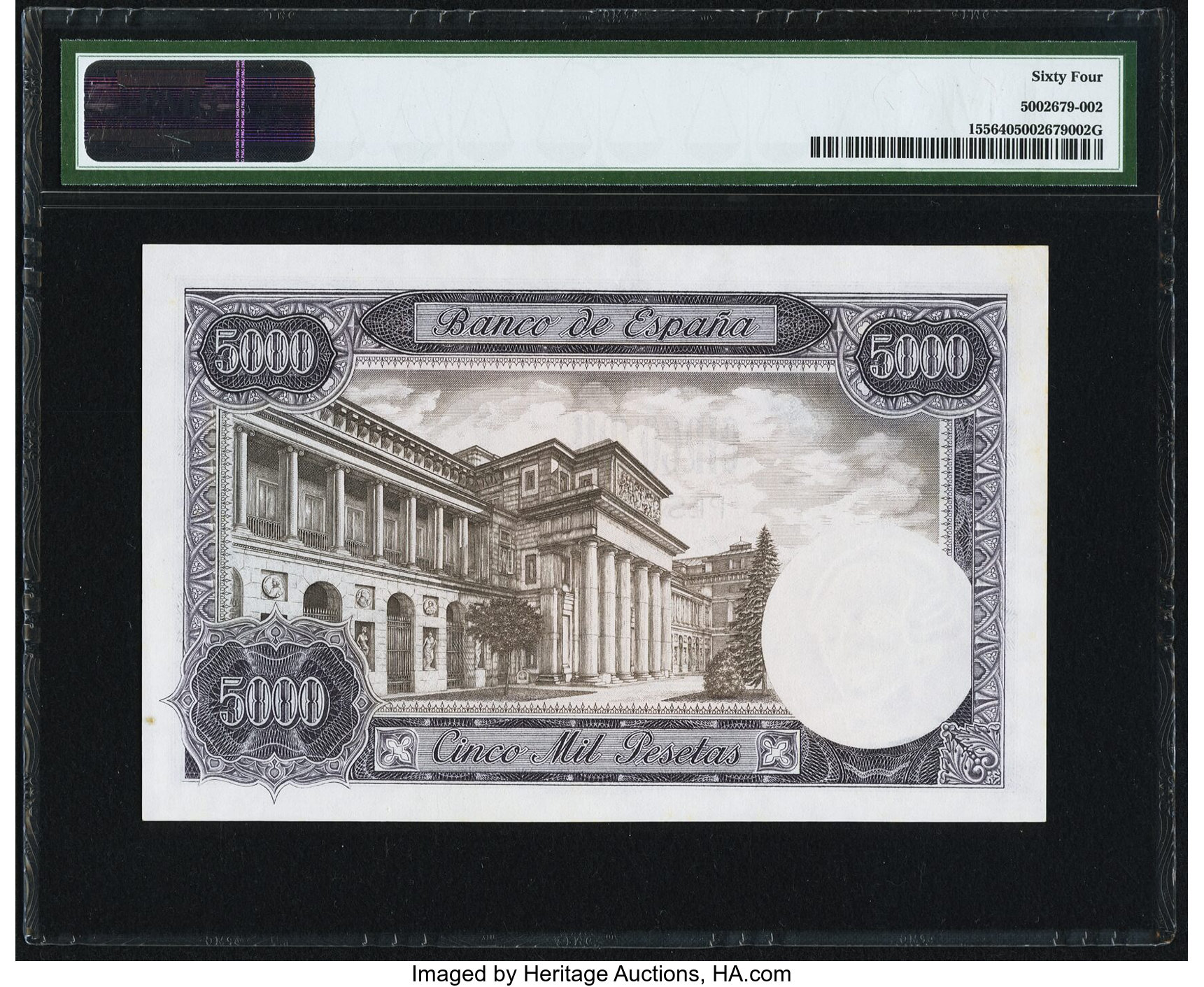 image for: Spain  5,000 pesetas (B621az)