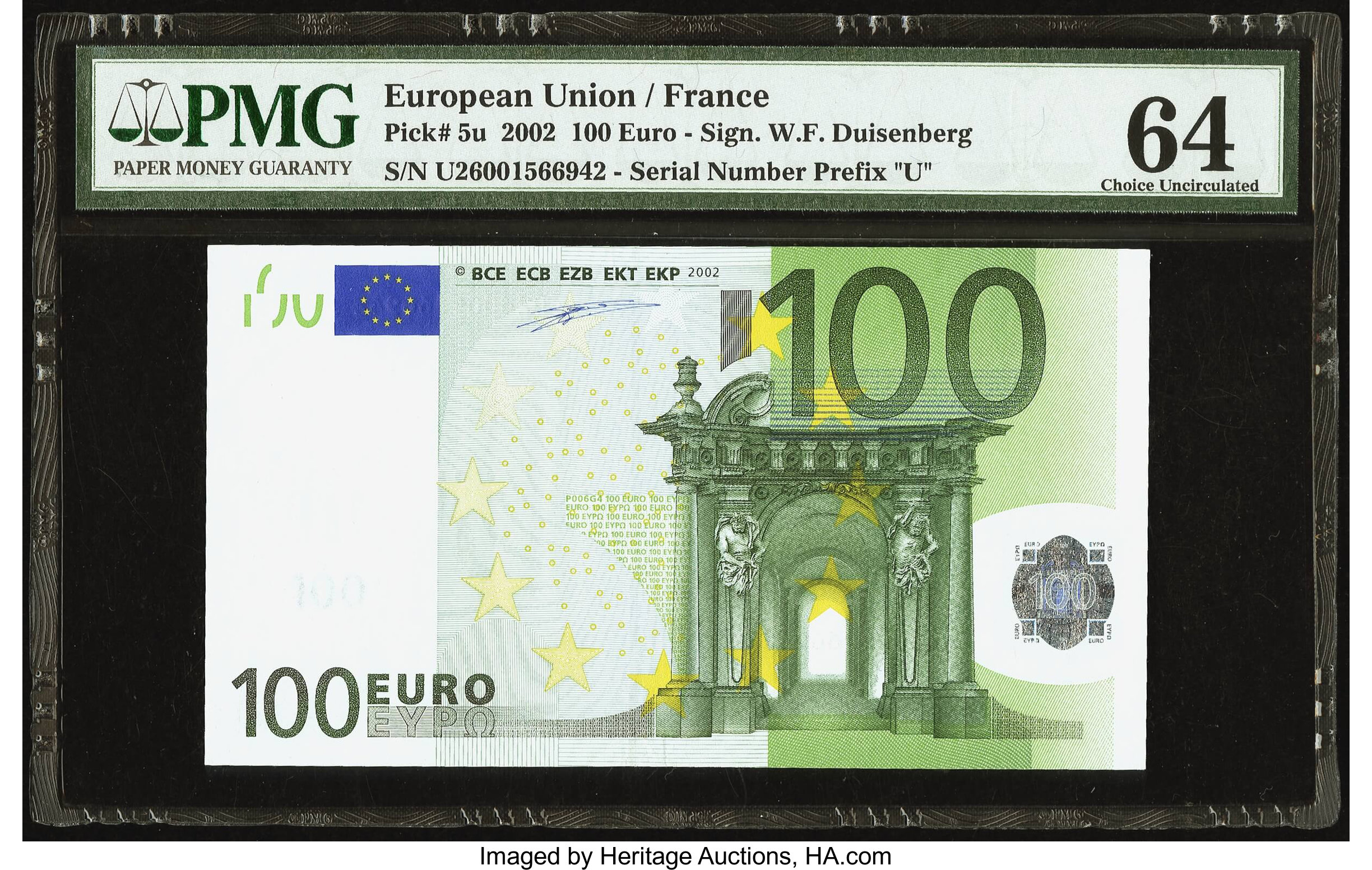 image for: European Monetary Union  100 euro (B105u1)
