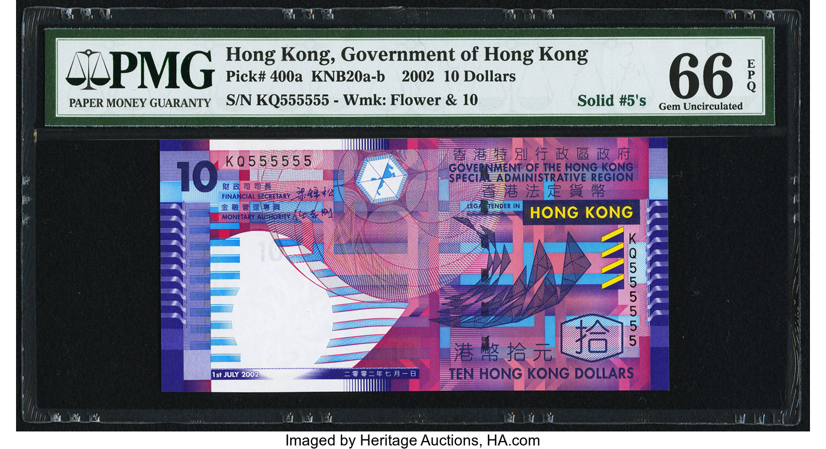 image for: Hong Kong  10 dollars (B819a)